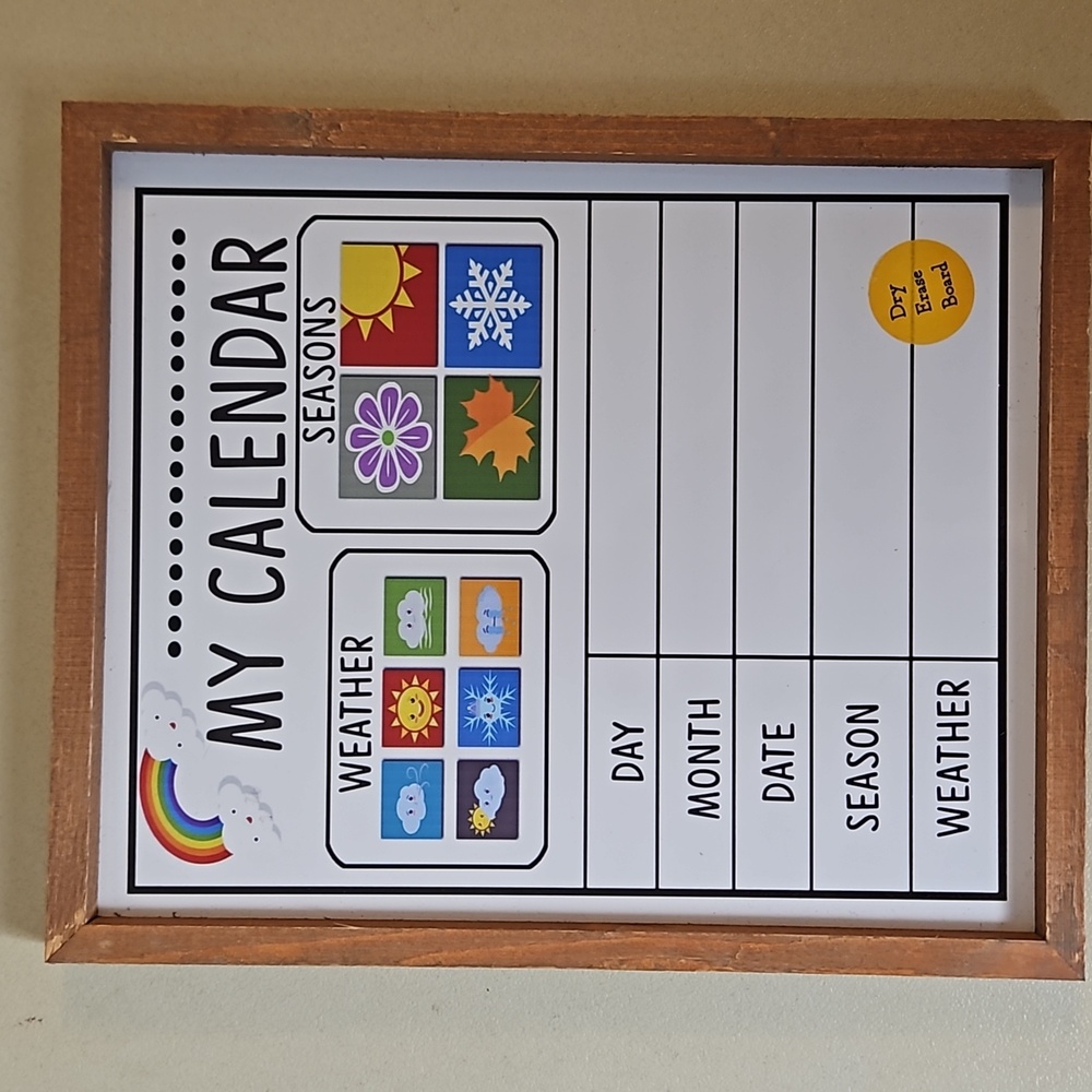 Wooden Dry Erase Boards Perfect for Homeschooling Set of 2 All Ages T12 - Picture 6 of 8